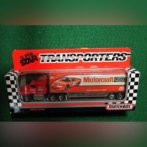 Matchbox Super Star Transporters Die Cast Semi 1992 MOTORCRAFT